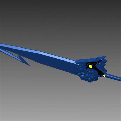 3d Printable Tidus Sword By Ethan Nelson