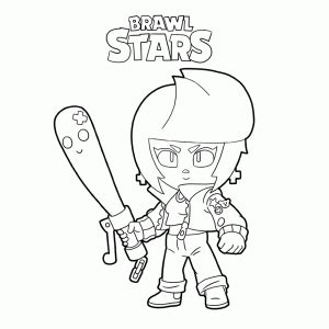 Nani is an epic brawler unlocked in boxes. Brawl Stars coloring pages → Fun for kids Leuk voor kids