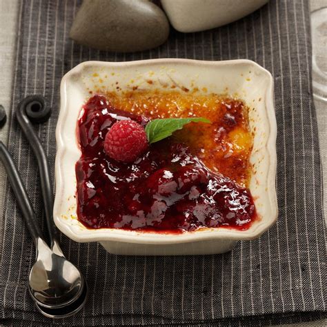 Red Raspberry Creme Brulee Recipe Taste Of Home