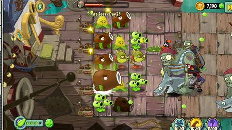 Game Play Final Plant Vs Zombie 2 Pirates Sea Youtube