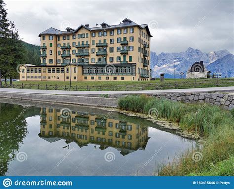 Grand Hotel Misurina Editorial Photo Image Of Dolomites 160415646