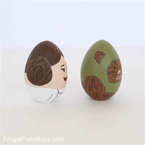 How To Make Star Wars Painted Easter Eggs Frugal Fun For Boys And
