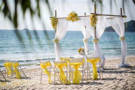 Beach Wedding Reception Unique Phuket Wedding Planners