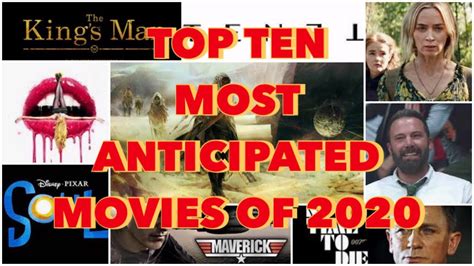 Top Ten Most Anticipated Movies Of YouTube