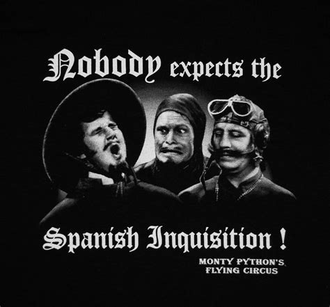 Nobody Expects The Spanish Inquisition Monty Pythons Flying Circus