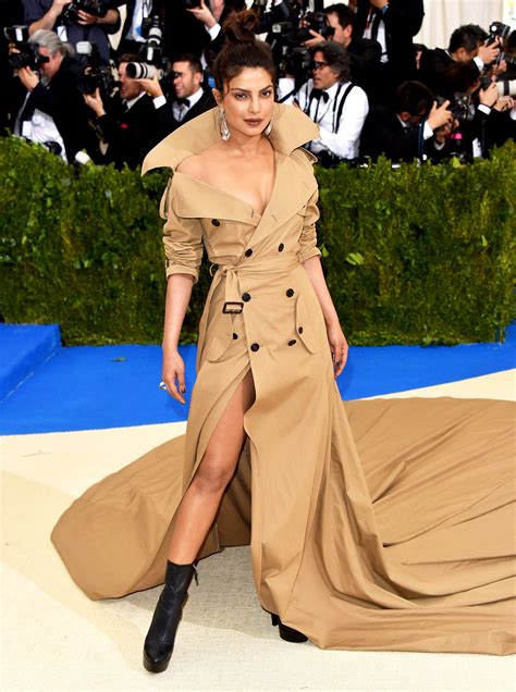 priyanka chopra slays in trench coat dress with insane train at met gala us weekly