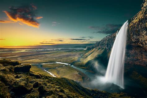 Nature Landscape Fall Horizon Iceland Wallpapers Hd Desktop And