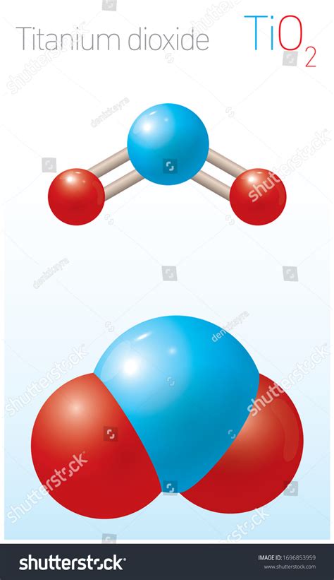 Dióxido De Titanio Tio2 Fórmula Química Vector De Stock Libre De