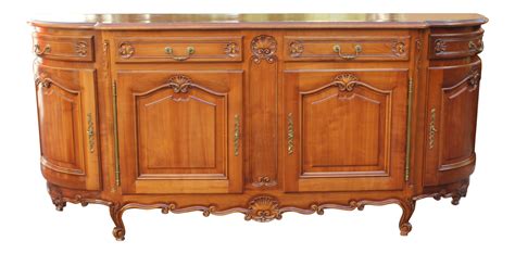 FRENCH ANTIQUE 19TH CENTURY PROVENCAL LOUIS XV SIDEBOARD / BUFFET DEMILUNE. | Chairish ...