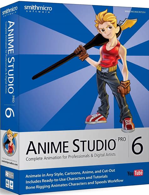 Anime Studio Pro 6 Macpc Cd Uk Software