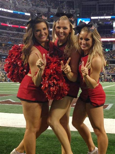 Texas Tech Red Raiders Cheerleaders Cheerleader Girl Raiders