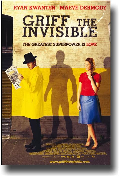 Griff The Invisible Poster Movie Australian B 11 X 17