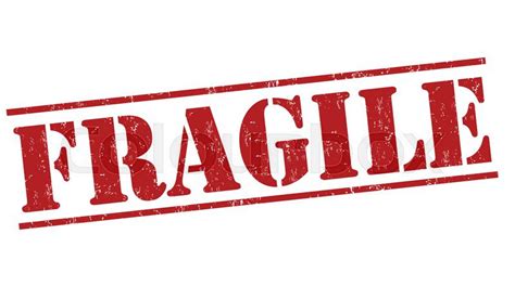 Fragile Grunge Rubber Stamp On White Background Vector Illustration