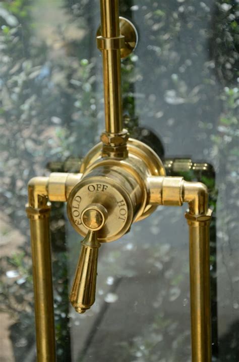 Antique Brass Shower Fixtures 5 Vintage Style Aged Brass Shower