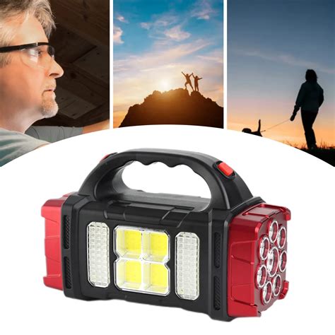 Projecteur extérieur Lampe de poche solaire LED Super brillante avec