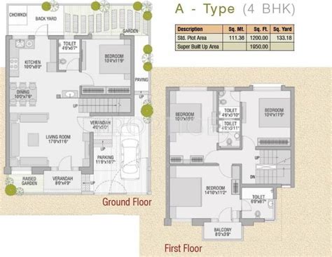 Top 20 4 Bhk 2 Floor Plan