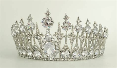 Swarovski Crystal Bridal Tiara Large Royal Tiara Dutch Etsy