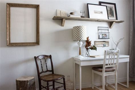 When you're living in a small space, rooms have to work overtime. Rustic Guest Room Home Office Refresh — Refreshed Designs