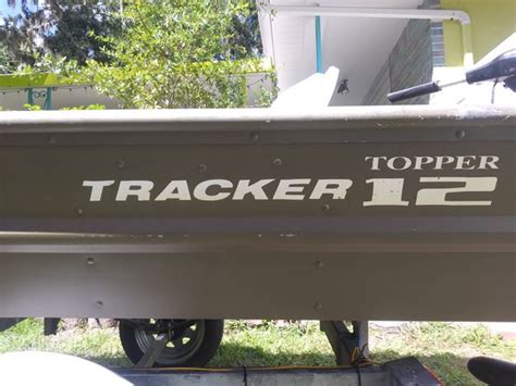 Tracker 12 Ft Aluminum Jon Boat Trailer And Motor For Sale In New Port