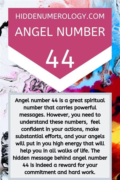 Seeing Angel Number 44 What Does It Mean In Your Life Angel Number