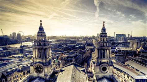 Panorama Of London Hdr Wallpaper Travel And World Wallpaper Better
