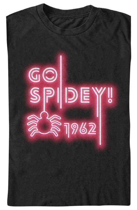 Neon Go Spidey 1962 Spider Man T Shirt