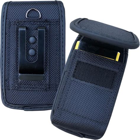 Flip Phone Holster With Belt Loop And Clip Maezar Nylon