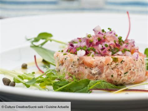 Tartare de duo de saumon fumé et frais facile découvrez les recettes
