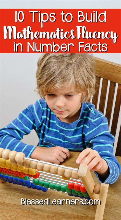 10 Tips To Build Mathematics Fluency In Number Facts Math For Kids