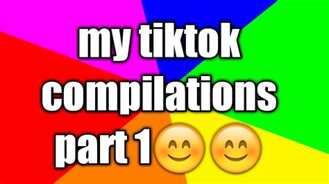 My Tiktok Compilationsvlog 1 Youtube