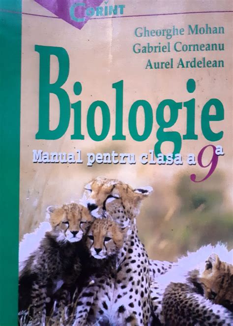 Biologie Manual Pentru Clasa A 9 A Anticariatul Online Cumpara