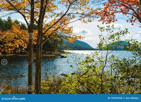 Eagle Lake Acadia National Park Maine Stock Photo Image Of Outside