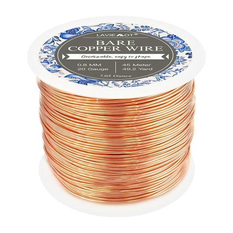 Buy The Laviemot Solid Bare Copper Wire20 Gauge Pure Copper Wiredead