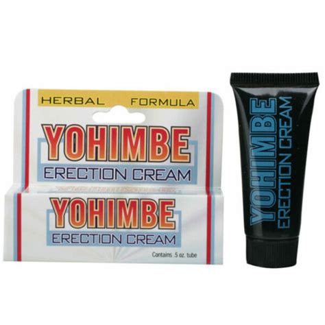 Yohimbe Erection Cream Herbal Formula Prolong Ejaculation Premature