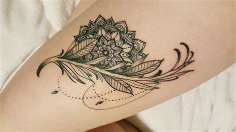 Mandala Thigh Piece By Kyle Carpino At Anchored Art Tattoo In Spokane