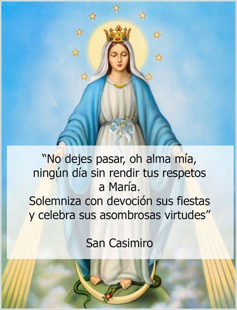 Celebra Sus Virtudes Virgen María Frases Oraciones Cristianas