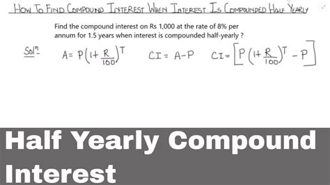 Semi Annual Compound Interest Calculator Vinayafalynn