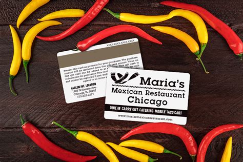 Marias Mexican Restaurant T Cards