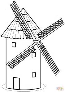 tower mill coloring page  printable coloring pages