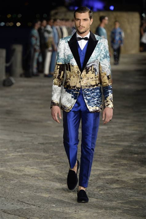 Dolce And Gabbana Mans Suit Fall 2016 Haute Couture Collection