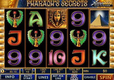 pharaoh s secrets automaty zdarma playtech