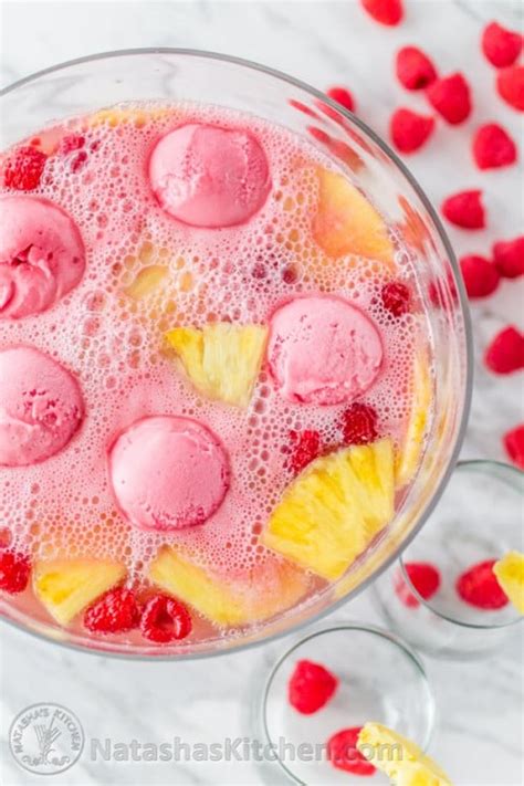 Raspberry Sherbet Party Punch Sorbet Punch Party Punch Recipe