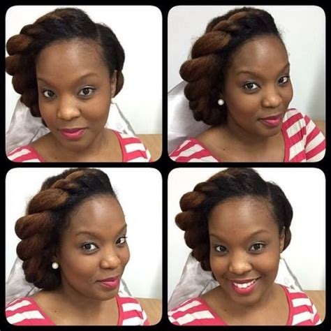 Natural hair bun styles hair ponytail styles black ponytail hairstyles natural hair tutorials natural hair updo natural hair styles for black gel tuto. 👌 @mrshairtoday2012 Changed up my style~#Hair2mesmerize # ...