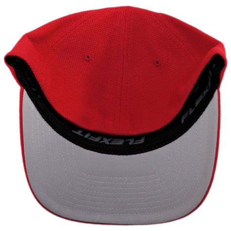 Flexfit Cool And Dry Pique Mesh Fitted Baseball Cap Fitted Baseball Caps