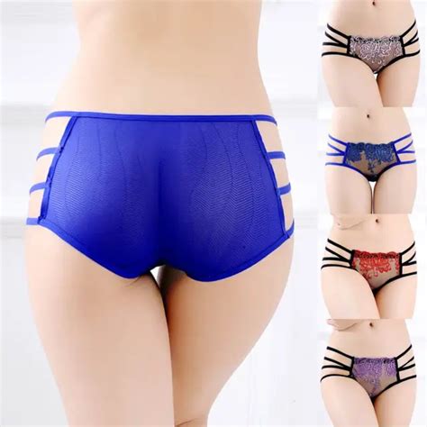 5pcslot Hot Sale Womens Sexy Lace Panties Strips Hollow Breathable