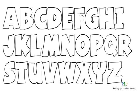 Hier findet ihr viele vorlagen zum ausdrucken. Buchstaben ausmalen: Alphabet Malvorlagen A-Z | BabyDuda | Buchstaben vorlagen zum ausdrucken ...