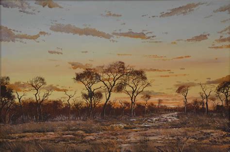 Errol Norbury Errol Norbury Bushveld Landscape At Dusk Mutualart