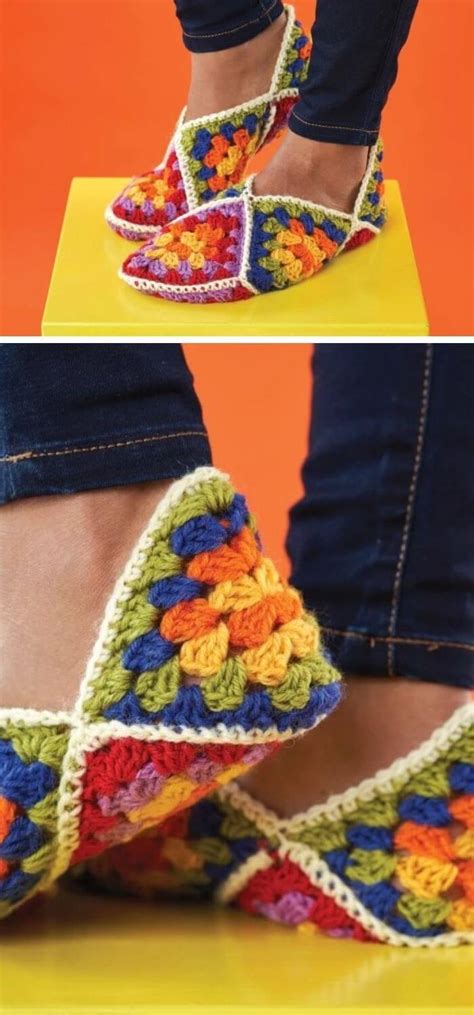 15 Crochet Moccasin Slippers Free Patterns Home And Garden Digest