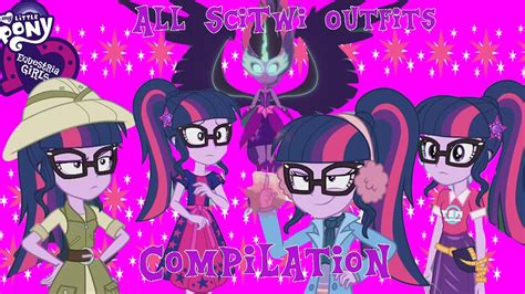 All Scitwi Outfits Equestria Girls Series Youtube