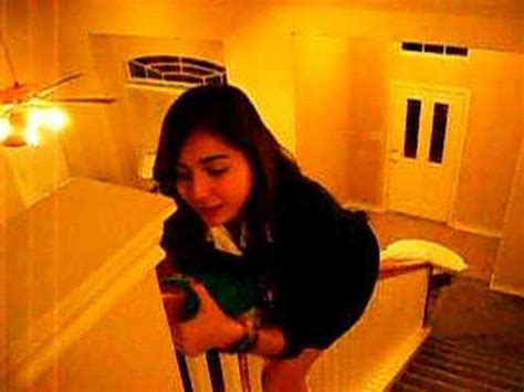 This is the moment a student tries to slide down a bannister but dramatically falls down staircase. Riding the Banister - Take 3 - YouTube